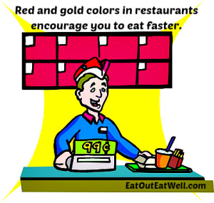 fast food counter graphic