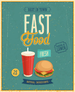 Vintage-Fast-Food-Poster-bigstockVect-49914365