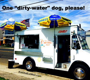 Camión de Comida para perros de agua Sucia